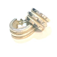 TIFFANY&Co. ティファニー grooved グルーブド イヤリング ：x3150