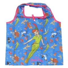 【メール便】ピーターパン エコバッグ ショッピングバッグＡ パターン BL ディズニー スモールプラネット お買い物かばん キャラクター グッズ 