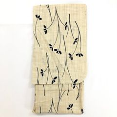 単衣 小紋 幾何学文様 正絹 クリーム色 k484 単衣 小紋 幾何学文様 正絹 クリーム色 k484 - メルカリ