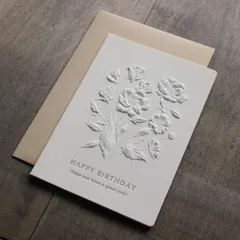 バースデーカード 【封筒・中紙付】 HAPPY BIRTHDAY 104×146mm