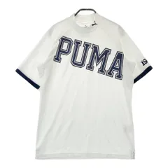 サイズ：XL PUMA GOLF プーマゴルフ  モックネック半袖Tシャツ  ホワイト系 [240101432664] ゴルフウェア メンズ ストスト