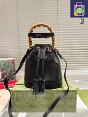 【今日特価】Gucci Bamboo Bucket Bag グッチ バンブー バケット バッグ-WTO輸入1