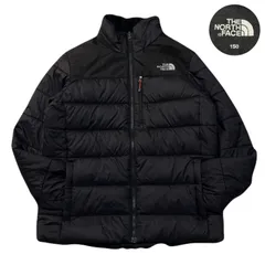 THENORTHFACE ノースフェイス DownJacket ダウンジャケット Embroidery 両面刺繍ロゴ Polyester ポリエステル Nylon ナイロン Duck ダック Black ブラック 黒 Kids150㎝