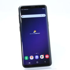 【訳あり＊液晶美品】au SIMフリー Galaxy S9 SCV38 ブラック