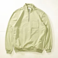 【人気】 GAP ギャップ ハーフジップ スウェット トレーナー S ライトモスグリーン