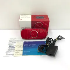 SONY PSP PSP-3000 レッド 赤 バッテリー無 動作未確認 汚れ有