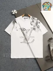 【今日特価】Louis Vuitton 25SS 1V グラデ大ロゴ T-1