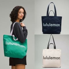 新品未使用　 ルルレモンlululemon　トートバッグ　キャンバス　3色選択可能　男女兼用