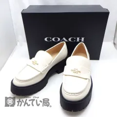 2025年最新】coach ローファー 白の人気アイテム - メルカリ