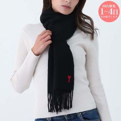 新品 AMI PARIS アミパリス BFUSF405.334 001 マフラー ユニセックス
