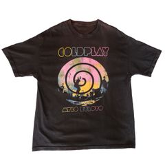 COLDPLAY コールドプレイ　2009ツアー　Ｔシャツ Coldplay 2009 Viva La Vida Tour Double-Sided Licensed