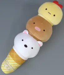 【中古】クッション・本体 えびふらいのしっぽ＆とんかつ＆しろくま アイス抱き枕3 「すみっコぐらし」