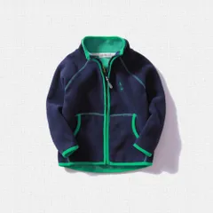 ☆ ネイビー ☆ 120cm ☆ キッズ フリースジャケット 暖かい 防寒 フリース ジャケット キッズ アウター おしゃれ フリースジャケット 子供服 ジャンパー 男の子 女の子 子ども こども 通学 ジャンバー 冬 秋 オシャレ 秋冬 可愛い 防寒 上着