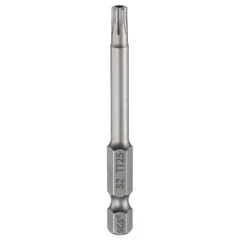 uxcell TT25セキュリティトルクスヘッドスクリュードライバービット2.56インチ（65mm）長1/4インチ六角シャンク磁気タンパープルーフ6ポイン トスタースクリュードライバードリルビットS2スチールホール先工業用電動工具