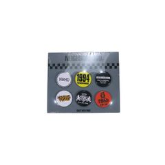 新品 NEIGHBORHOOD ネイバーフッド 24AW PIN BUTTON SET 242MYNH-AC13 ピン ボタン セット イエロー 缶バッジ 小物 グッズ