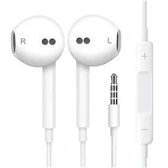 【2024音質強化】イヤホン有線イヤホンインナーイヤー型全ての3.5mmインターフェース機器に対応できます快適な装着感3.5mmジャックノイズキャンセリングマイク付き通話対応ステレオイヤ…