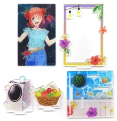 【中古】雑貨 中野二乃 ジオラマアクリルシート ＜梅雨のうたたね、夢見る夏＞ 「五等分の花嫁∽ ～梅雨のうたたね、夢見る夏～ in アトレ秋葉原」