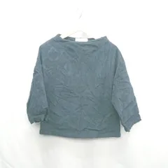 ◇ ⊇ ZARA BASIC Z1975 DENIM 七分袖 カットソー サイズUSA M ネイビー レディース E  【1502030027990】