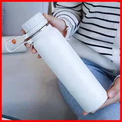 ウォーターボトル 1000ml water bottle 洗いやすい マイボトル 魔法瓶 おしゃれ 軽量 大容量 ボトル 1リットル 女の子 1リットル 男の子 直飲み スポーツボトル 保温 保冷ボトル ステンレスボトル オシャレ 保温杯 スリム 1l 水筒