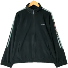 古着 80年代 アディダス adidas ベロアジャージ トラックジャケット スペイン製 メンズXL相当 ヴィンテージ/evb010775