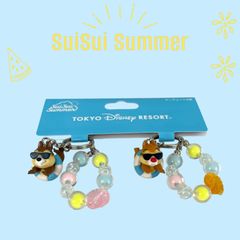디즈니 키체인 스위스 이사머 Suisui Summer 2024 칩 & 데일 도쿄 디즈니 리조트 TDR