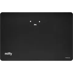 ミッフィー miffy ミッフィー 拭けるランチョンマット顔だけミッフィー キッチン ブラック