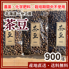 【農薬・化学肥料：栽培期間中不使用】茶豆 900g  北海道 ニセコ
