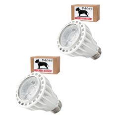 植物育成ライト 15W 6000K 2個 白色 太陽光 フルスペクトルLED