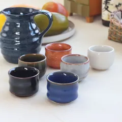 加藤豊久／織部ぐい呑／昭25 加藤豊久／織部ぐい呑／昭25