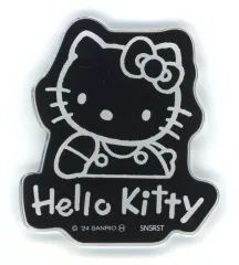 【中古】マグネット・磁石 ハローキティ(白黒) 「サンリオキャラクターズ ダイカットアクリルマグネット HELLO KITTY ＆ MY MELODY」
