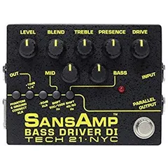 Sans Amp 初期　オリジナル レビュー】TECH21 SansAmp BASS DRIVER DI V1 前期 初期型