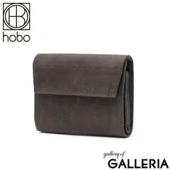 ホーボー 財布 hobo NUBUCK COW LEATHER ACCORDION WALLET 二つ折り財布 本革 ヌバック レザー 日本製 メンズ レディース HB-W4003 GRAYのサムネイル