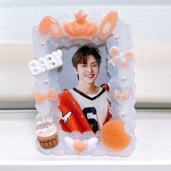 トレカケース デコ ホイップデコ うさ耳 うさぎ ピンク