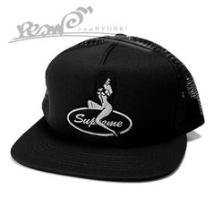 送料無料 メンズ キャップ ブラック シュプリーム Supreme MLB