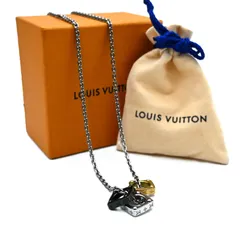 ◇ルイヴィトン◇M69473/メタル/モノグラム/ストラス/ネックレス