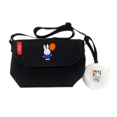 【天白】マンハッタンポーテージ ミッフィー 70TH 数量限定 撥水 ブラック 刺繍 コラボ ショルダーバッグ  鞄