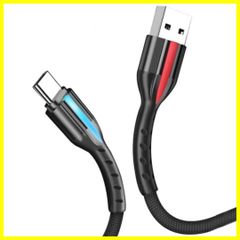 【QC3.0対応】満充電で電源オフ！USB スマートケーブル（過充電防止/オートパワーオフ） (USB Type C 2メートル)