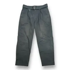 SOPHNET. 23SS STRETCH CHINO BELTED TUCK HEM CORD TAPERED PANTS チノパン トラウザー パンツ ソフネット M ネイビー SOPH-230012 65592Aのサムネイル