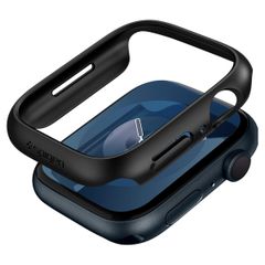 【在庫処分】【Spigen】 Apple Watch ケース 41mm 【 Series 9 / 8 / 7 対応 】 落下 衝撃 吸収 簡易着脱 超薄型 シンプル スリム 軽量 保護カバー アップルウォッチケース シン・フィット ACS04184 (ブラック