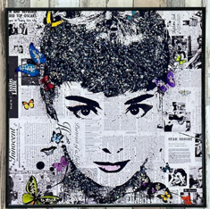 水晶パネル アートパネル　　 60×60cm