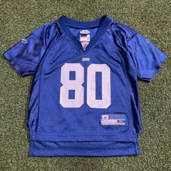 キッズ古着 reebok リーボック　NFLジャイアンツ　ゲームシャツ　110cm　4T