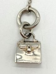 【IT6JF3IYQNCE】HERMES エルメス Ag925 ヴィンテージ ケリー アミュレット ネックレス 12g 39㎝