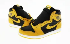 ナイキ NIKE AIR JORDAN 1 RETRO HIGH OG Pollen エアジョーダン1 ハイ OG 555088-701 イエロー ブラック 27 ブランド古着ベクトル 中古▲■ 250410