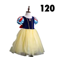 【２点セット】120 白雪姫 ドレス プリンセス キッズ 女の子 ハロウィン
