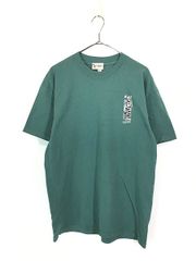 90s バーバリーズ Tシャツ スペイン製 刺繍 エメラルドグリーン L 