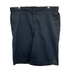 Dickies ハーフパンツ 48 ブラック ディッキーズ ジップアップ ビッグサイズ カーゴパンツ ショーツ ワーク 古着卸 アメリカ仕入 2509-50