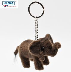 HANSA 5507 キーチェーン ゾウ ELEPHANT KEYCHAIN BH5507 象 ゾウさん キーホルダー ぬいぐるみ ハンサ クリスマス 誕生日 プレゼント 動物 犬 猫 鳥 うさぎ ペンギン アニマル 置物 人形 フィギュア 大きい マスコット