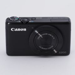 Canon キヤノン デジタルカメラ PowerShot S200(ブラック) F値2.0 広角24mm 光学5倍ズーム PSS200(BK)