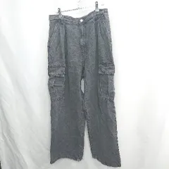 ◇ Θ MONO-MART モノマート カーゴ パンツ サイズL ブラック系 メンズ E  【1502030028560】