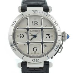 カルティエ CARTIER W3104055 パシャ 38 グリッド デイト 自動巻き メンズ良品 E#136470